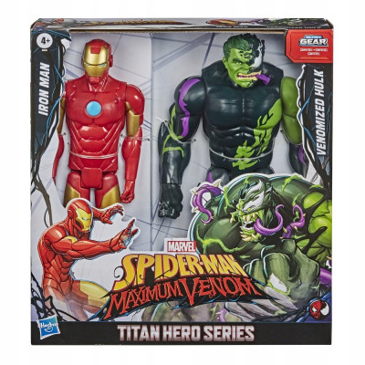 Postavičky Marvel Iron man a Venomized Hulk 30 cm 